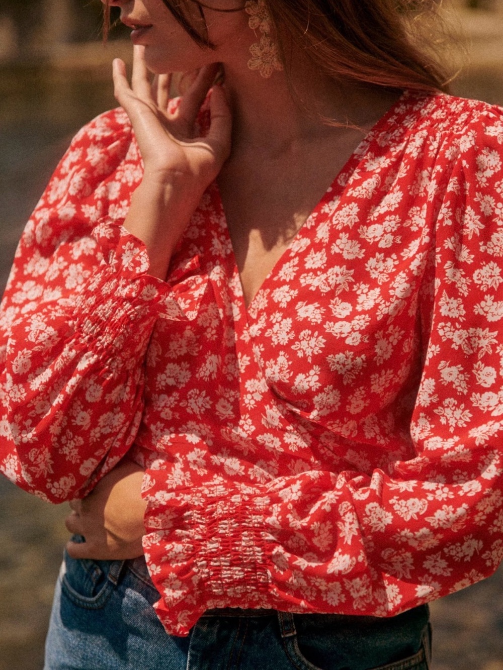 Sezane dafne blouse